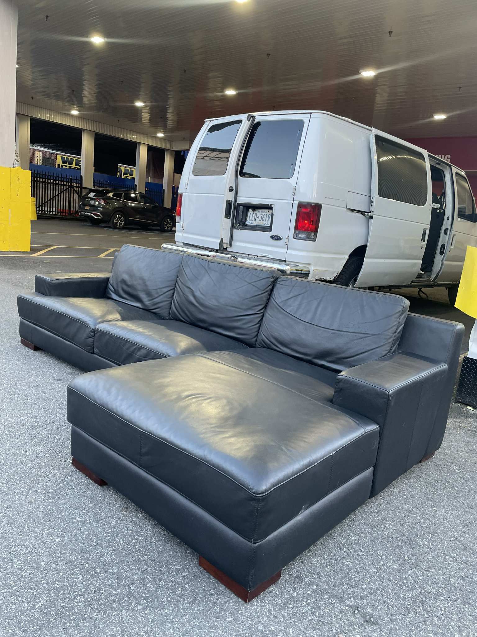 Faux Leather Sofa Couch Free Delivery