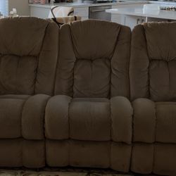 Three Seater Powered Recliner Sofa