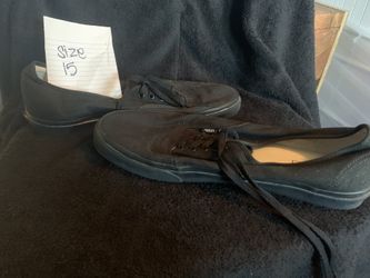 Vans shoes size 15