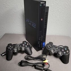 Sony PlayStation 2 PS2 Fat Console Bundle With Original Controller 