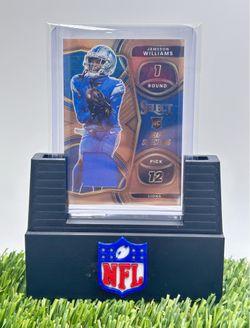 2022 Select Draft Selections Memorabilia Patch Copper Detroit Lions Jameson Williams #5/49