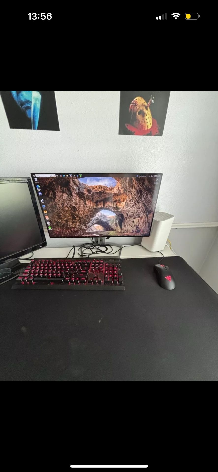 Gaming Monitor, Mouse, And Keyboard