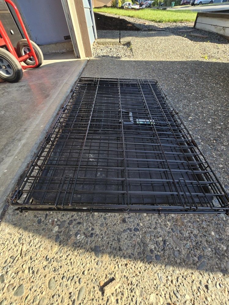 Folding 2 Door Dog Crate