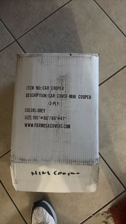 Mini Cooper Car Cover