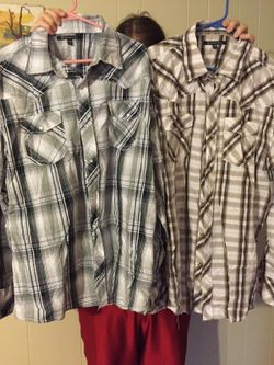 NWT mens XXL pearlsnaps