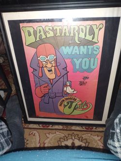 Dastardly Wants You 1969 Poster