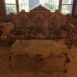 Authentic Italian Antique Furniture Set