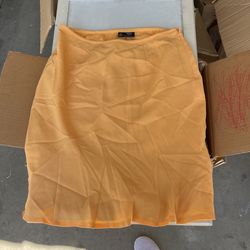 Orange Women’s Skirt Size 10