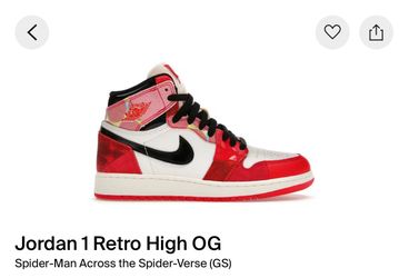 Jordan 1 Retro High OG Spider-Man Across the Spider-Verse (GS)