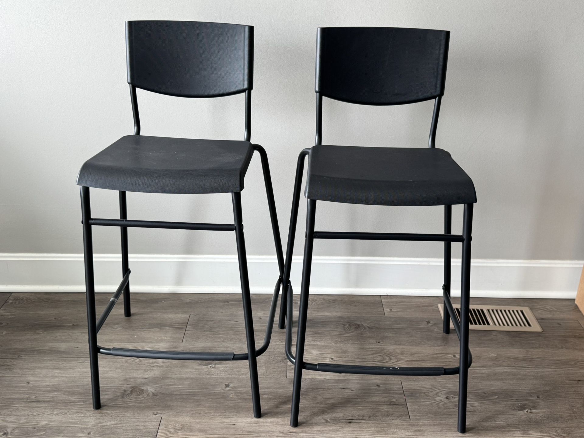 Black Plastic Stool