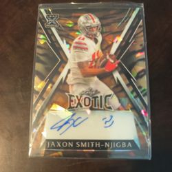 Jackson Smith nijigba rookie autograph card