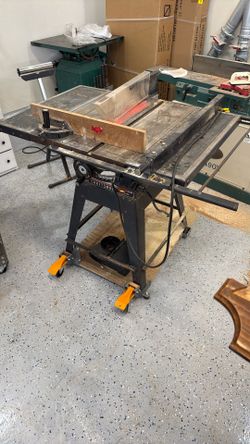 Heavy-Duty Craftsman 10” Table Saw – Upgraded Motor & Wheel Base