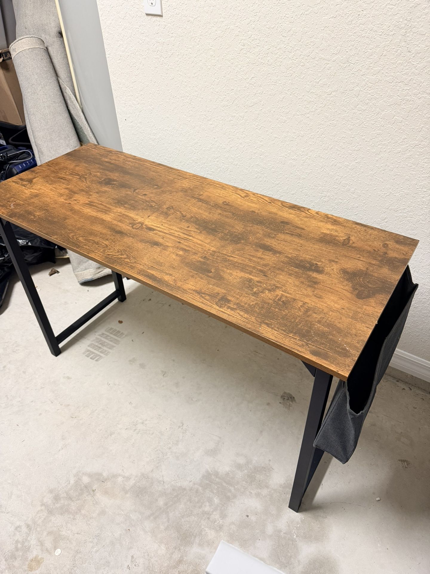 Wood And Metal Desk