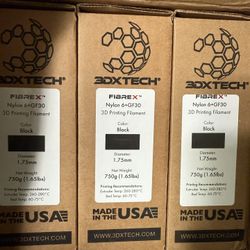 3 New Spools Of FIBREX™ Nylon PA6+GF30