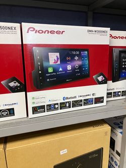 Pioneer dmh-w3000nex wireless apple CarPlay and android auto stereo.