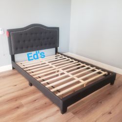 BRAND NEW QUEEN PLATFORM BED FRAME ONLY $179