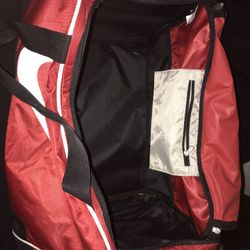 Nike Leather Backpack And Nike Duffel Bag