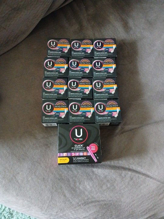 U By Kotex Liners And Tampon Bundle