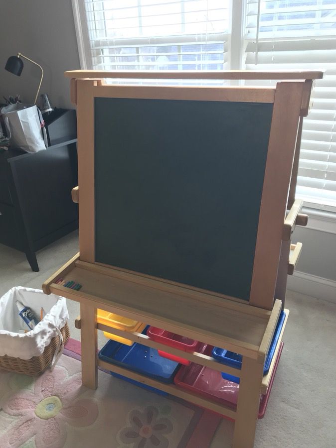 Chalk board and dry erase board- like new condition