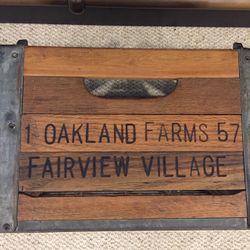 Antique  Milk Crate