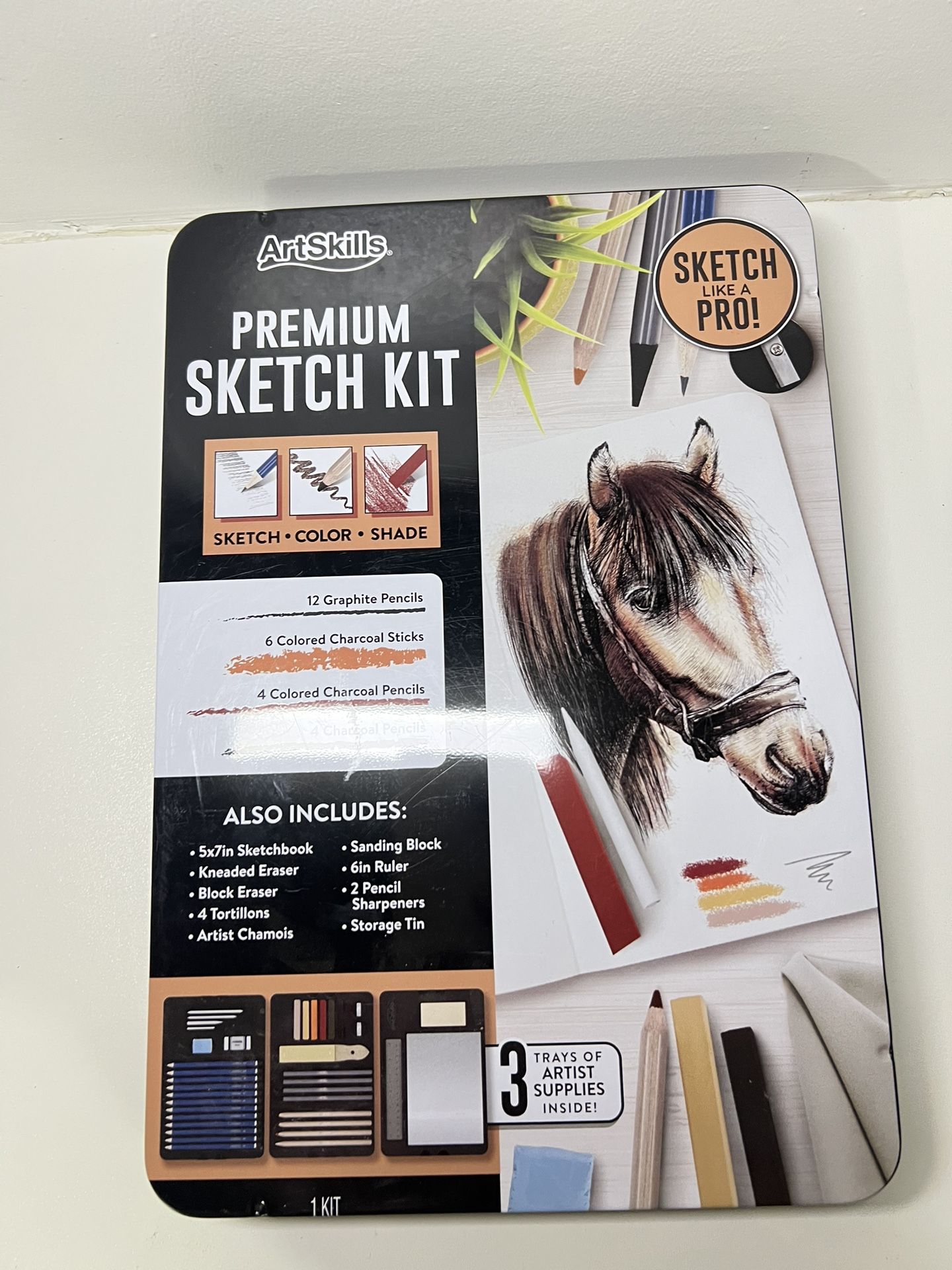 ARTSKILLS Premium Sketch Kit of Art Supplies