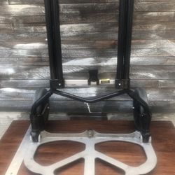 Bundle: Milwaukee Dolly, Rustic Lights, Strong Steel Containers, Wood Post Holder,  Garden Cultivator