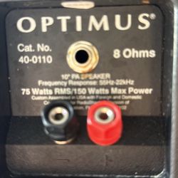 Optimus Speakers Set
