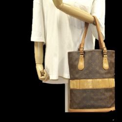 Authentic Louis Vuitton Monogram Bucket GM Shoulder Bag T42236 USA Model 0236H