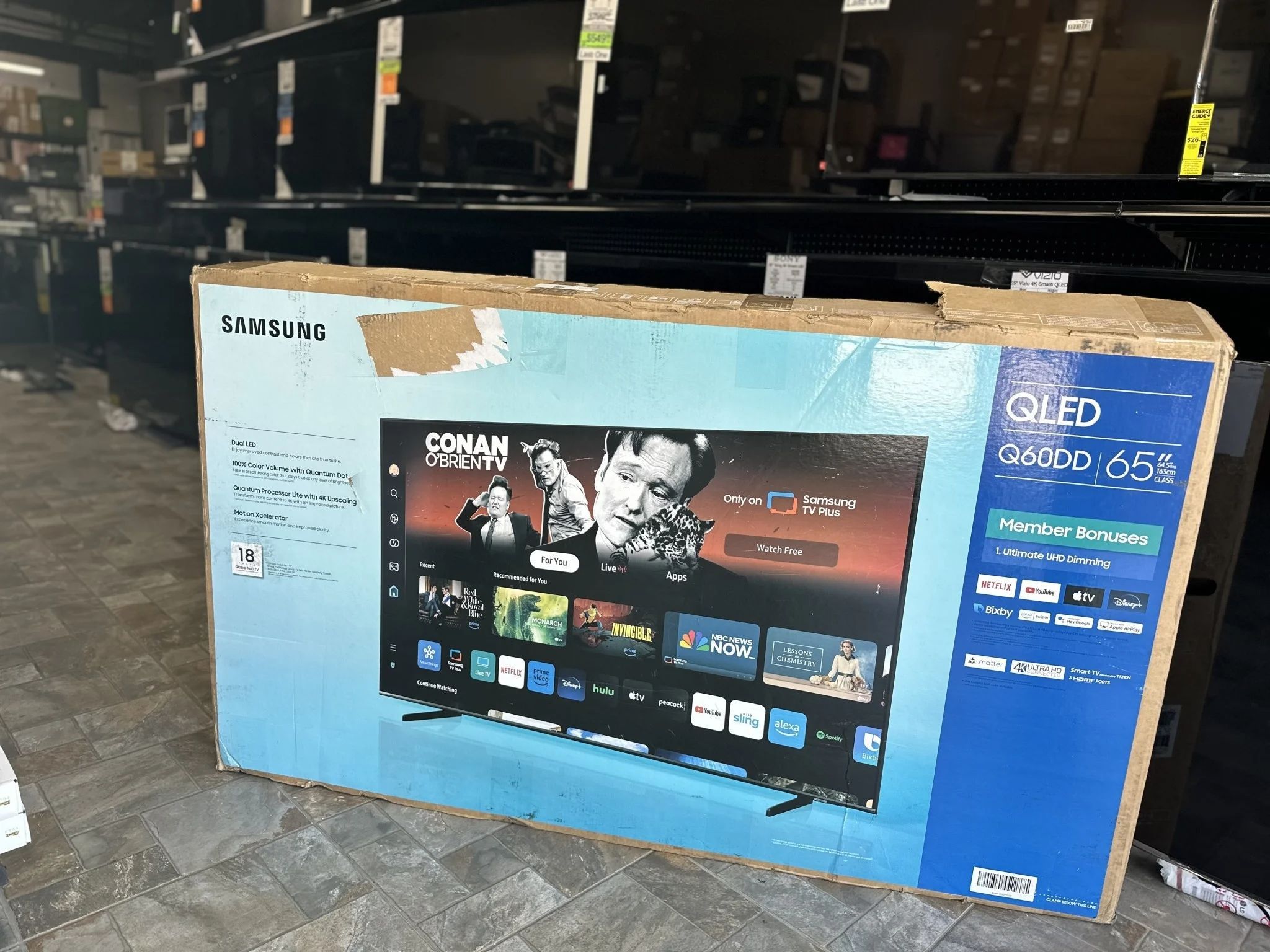 HUGE TV SHIPMENT IN!!! 65" SAMSUNG 4K QLED HDR SMART QN65Q60DDFXZA,All Products : American Fashion Style Bags On Sale