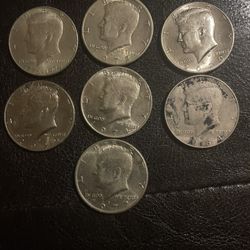 Old Half Dollars Kennedys 