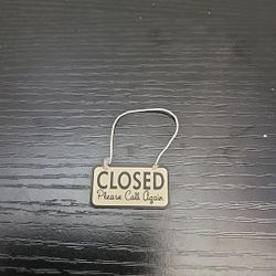 American Girl Mini Illuma Lil's Diner Replacement Part Diner Open/ Closed Sign