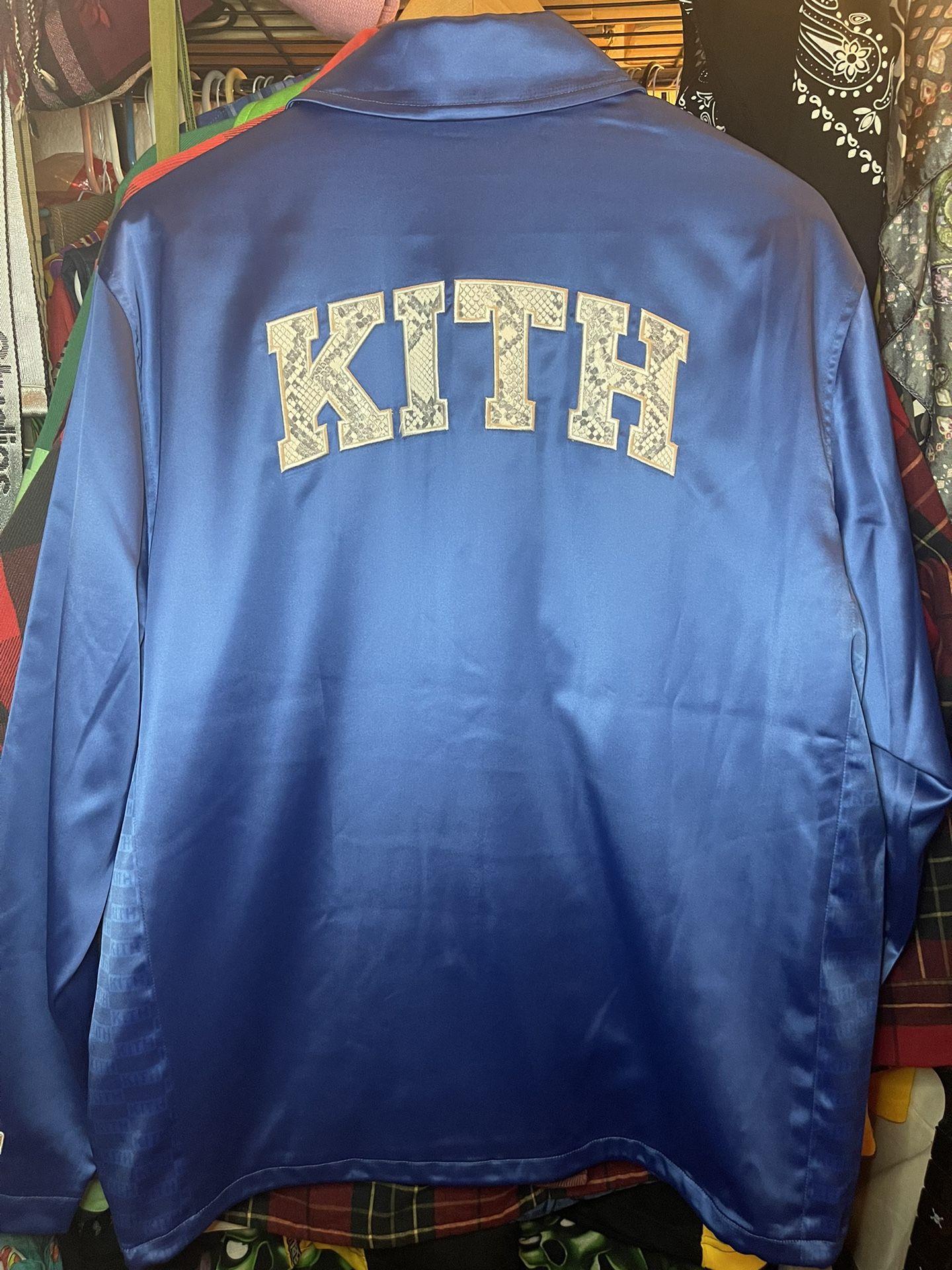 ナイロンジャケット KITH FOR MLB DODGERS COACHES JACKET