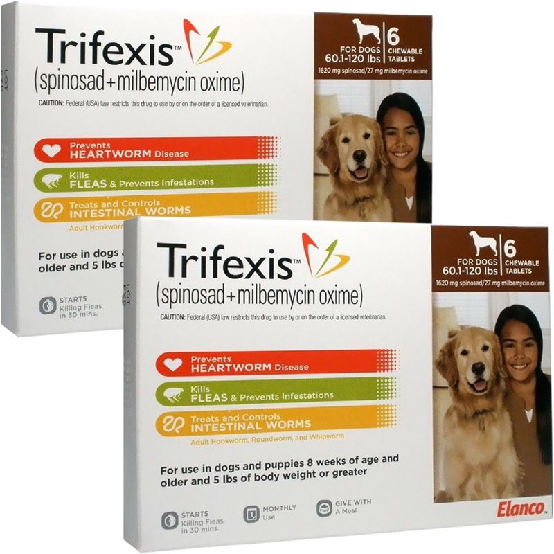 Trifexis 60-120 lbs 6 months
