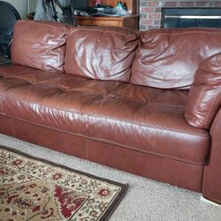 Part Of  Sectional Leather Sofa