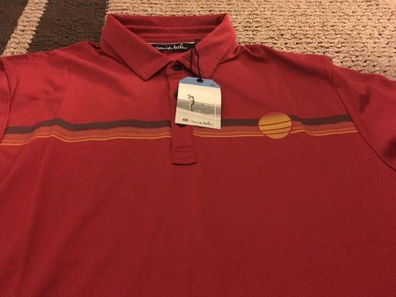 Travis Mather Golf Shirt Size men's L