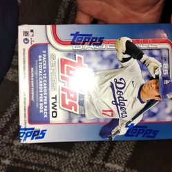 Tops baseball series two 7 packs 84 total cards