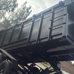 New Heavy Duty Dump Trailer 8 Lugs 14 Ft 