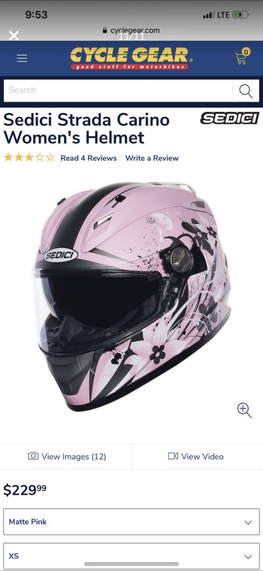 Sedici strada women’s helmet XS