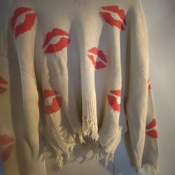 New with tag, Forever 21 Brand Destroyed Sweater