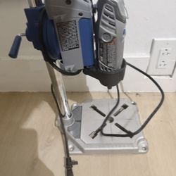 Dremel Rotary Tool w/ Drill Press Workstation 220 – Precision Tool Setup