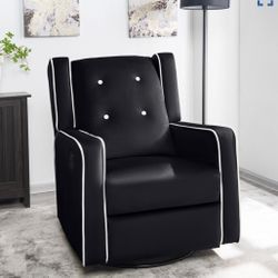 Swivel Glider Rocker Recliner，Microfiber, 