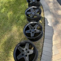 4 AEV Jeep Wrangler JK/JKU 2007-2018 Pintler Black Wheels