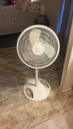 Lasko White Pedestal Stand Fan
