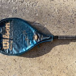 WILSON TENNIS RACQUET SPS EX COURT 27" GRIP 4 3/8" W/ COVER SUPER LIGHT POWER 