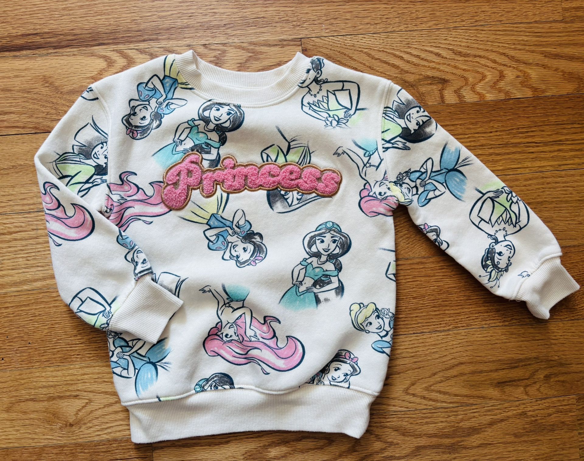 Carter’s Disney Princess Pullover in Cream - 3T