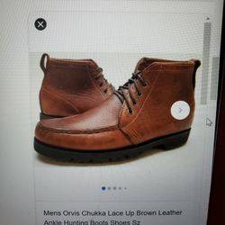 Orvis Mens Chukka Boots Leather 10.5