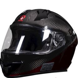QUIN Umbra Ca;rbon Smart Motorcycle Helmet DOT ECE Full Face