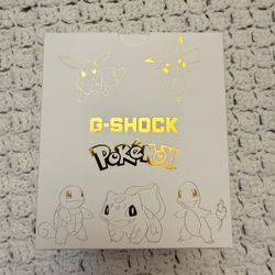 NEW Casio G-Shock x Pokémon Pikachu GA110PKM-7A White Watch Limited Edition