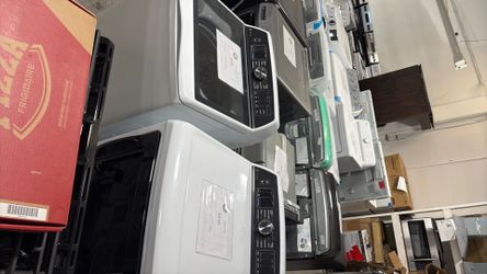 GE Electric Dryer and Topload Washer