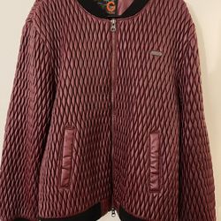 Men’s Zip Up Bomber Jacket Size XL